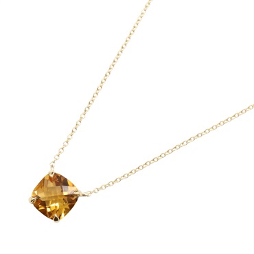 TIFFANY＆CO Citrine Sparkler Necklace 18KYG Yellow Gold Orange Used women