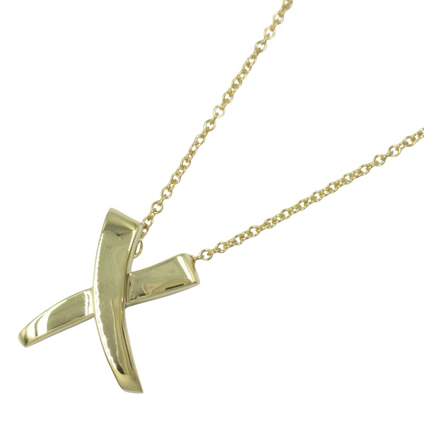 TIFFANY＆CO Kiss Necklace pendant 18KYG Yellow Gold used women