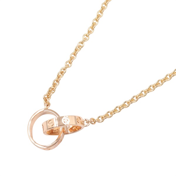 CARTIER Baby Love Necklace 18KPG Pink Rose Gold Used women