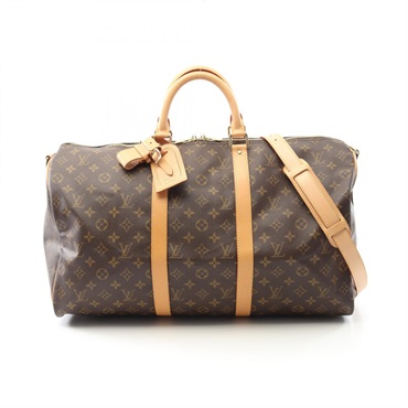 LOUIS VUITTON Keepall Bandouliere 50 shoulder handbag M41416 Monogram Brown Used