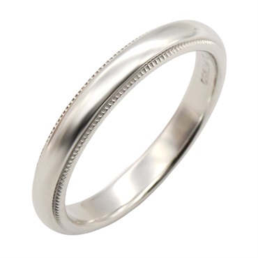 TIFFANY＆CO Milgrain Ring Pt950 Platinum Used unisex US size 6.5