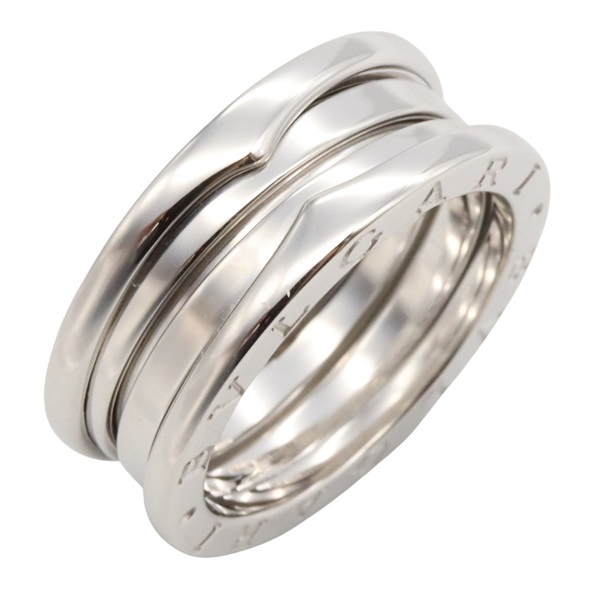 BVLGARI B-zero1 ring 3 bands Ring 18KWG White Gold Used unisex US size 7.75 #56