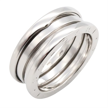 BVLGARI B-zero1 ring 3 bands 18KWG White Gold Used unisex US size 7.5 #56