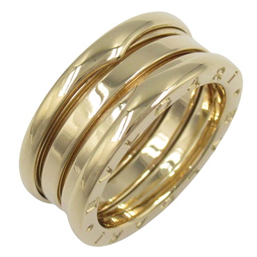 BVLGARI B-zero1 ring 3 band 18KYG Yellow Gold Used unisex US size 6.5 #53