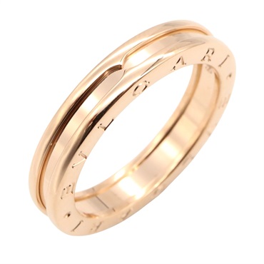 BVLGARI B-zero1 ring 1 band 18KPG Pink Rose Gold Used unisex US size 10.75 #64