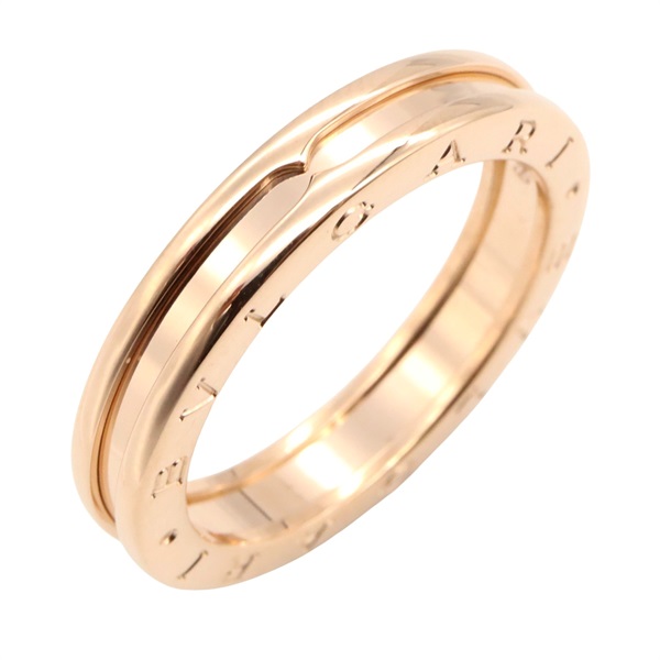 BVLGARI B-zero1 ring 1 band 18KPG Pink Rose Gold Used unisex US size 10.75 #64