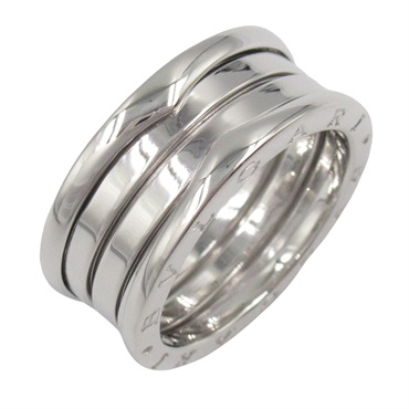 BVLGARI B-zero1 ring 3 bands 18KWG White Gold Used unisex US size 7.5 #56