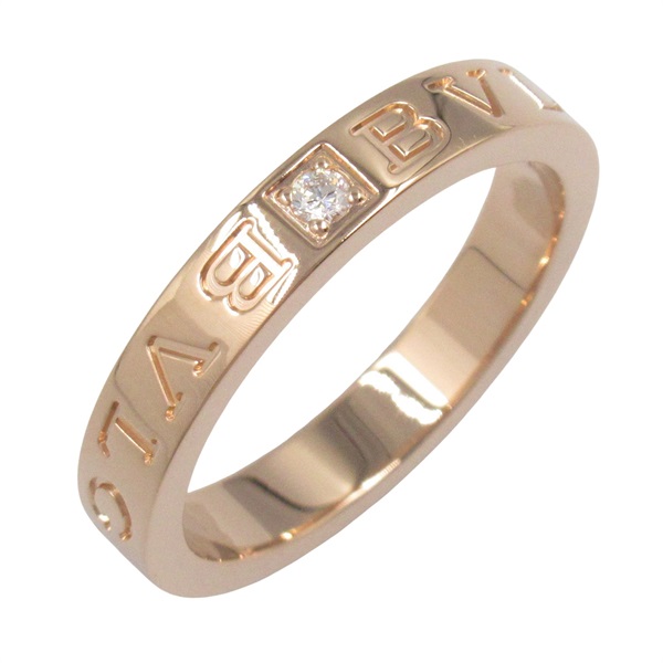 BVLGARI B-zero1 ring 1P Diamond 18KRG Gold Used unisex US size 8.75 #59