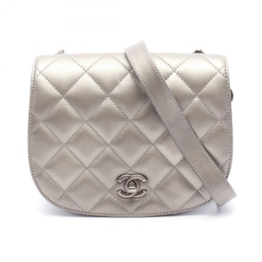 CHANEL Matelasse crossbody Chain Shoulder Bag AP2344 leather SHW Used Women COCO
