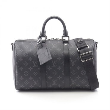 LOUIS VUITTON Keepall Bandouliere 35 Shoulder Handbag M46655 Monogram eclipse LV