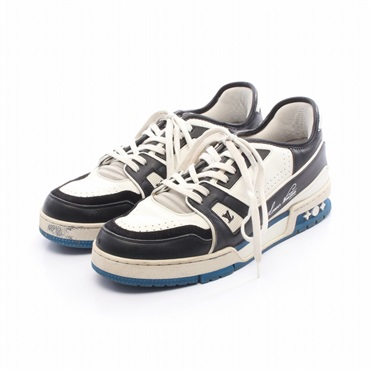 LOUIS VUITTON Shoes Trainer Line sneakers Black Used mens size 6
