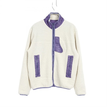 Christian Dior Oblique Blouson 113J405A0678 wool Nylon Beige Purple Used mens #S