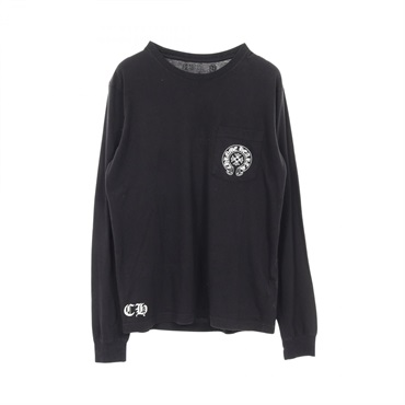 CHROME HEARTS CH Horseshoe Multi Print T-shirt #M cotton Black Used mens