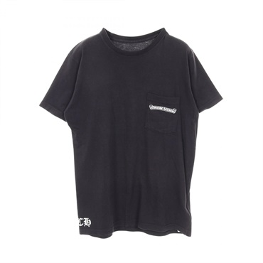 CHROME HEARTS Star Cross T-shirt #M short sleeves cotton Black Used mens
