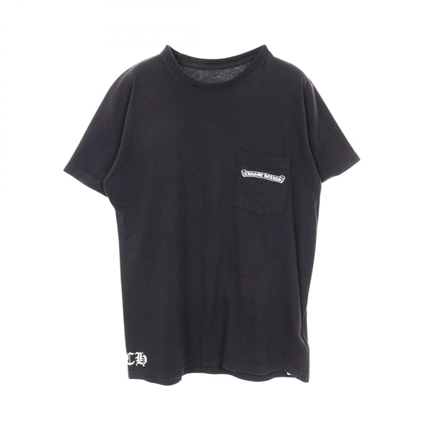 CHROME HEARTS Star Cross T-shirt #M short sleeves cotton Black Used mens