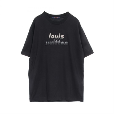 LOUIS VUITTON T-shirt RM232NPGHPY86W cotton Black Used mens size L