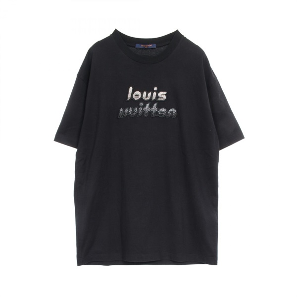LOUIS VUITTON T-shirt RM232NPGHPY86W cotton Black Used mens size L