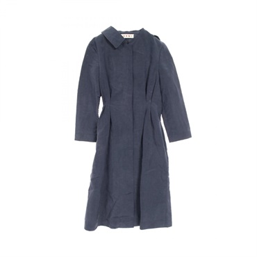MARNI Midi Dress Silk Navy #38 Used Women