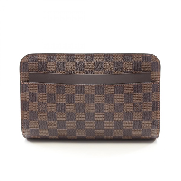 LOUIS VUITTON Saint Louis Business clutch bag N51993 Damier canvas Ebene Used LV