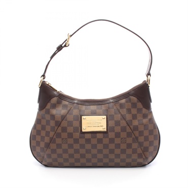 LOUIS VUITTON Thames GM Shoulder Bag N48181 Damier canvas Brown Ebene Used LV