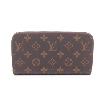 LOUIS VUITTON Zippy Around long wallet purse M42616 Monogram Brown LV