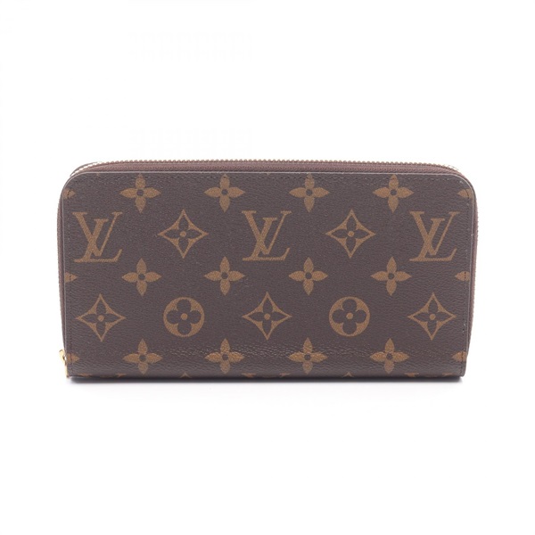 LOUIS VUITTON Zippy Around long wallet purse M42616 Monogram Brown LV