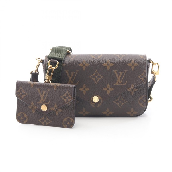 LOUIS VUITTON Multi Pochette Felicie Crossbody Shoulder Bag M80091 Monogram Used