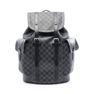 LOUIS VUITTON Christopher PM Rucksack Backpack N41379 Damier graphite Used mens