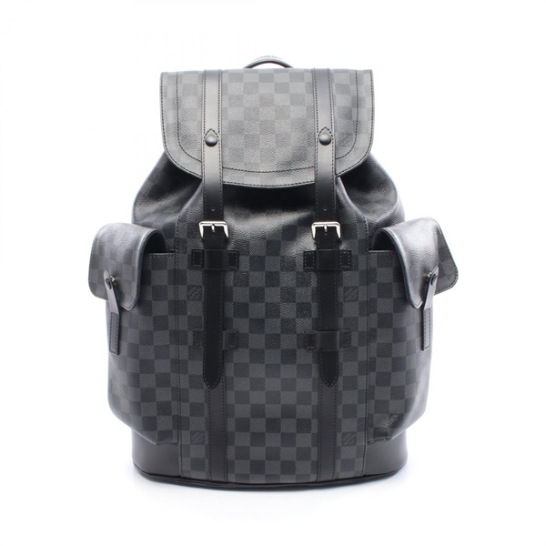 LOUIS VUITTON Christopher PM Rucksack Backpack N41379 Damier graphite Used mens