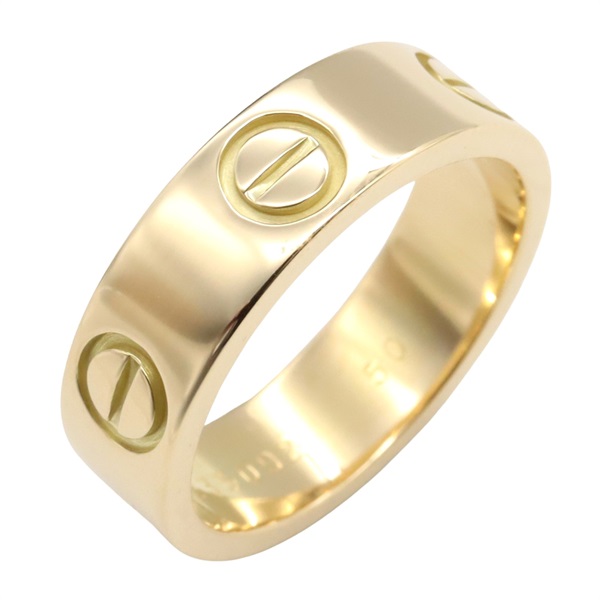 CARTIER Love Ring 18KYG Yellow Gold Used unisex US size 5 #50