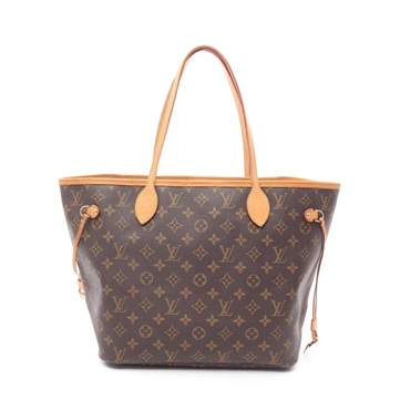 LOUIS VUITTON Neverfull MM Shoulder Tote Bag M40156 Monogram canvas Brown Used
