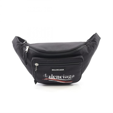 BALENCIAGA Explorer Belt Waist Bag 4823892AA291090 Nylon Black NEW Unisex