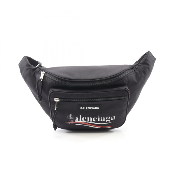 BALENCIAGA Explorer Belt Waist Bag 4823892AA291090 Nylon Black NEW Unisex