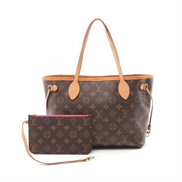 LOUIS VUITTON Neverfull PM Tote Handbag M41245 Monogram Pivoine Used Women LV