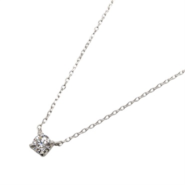 Vendome Aoyama Diamond Necklace Pendant Pt950 Pt850 Platinum Used Women