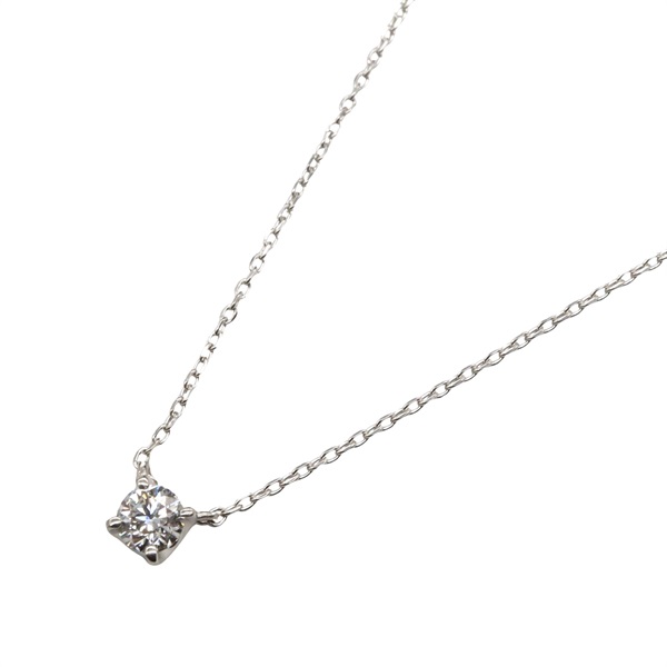 Vendome Aoyama Diamond Necklace Pendant Pt950 Pt850 Platinum Used Women