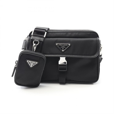 PRADA TESSUTO + SAFFIANO Shoulder Bag 2VH133F0002 Nylon Saffiano leather NEW