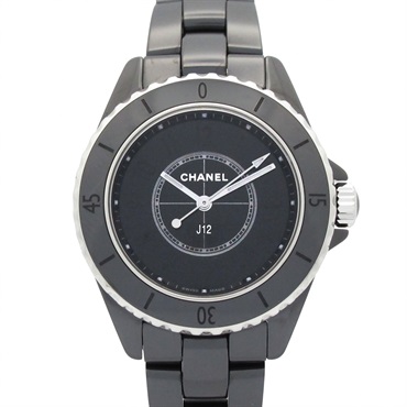 CHANEL J12 phantom Wrist Watch H6346 Quartz ceramic Used Women CC Coco