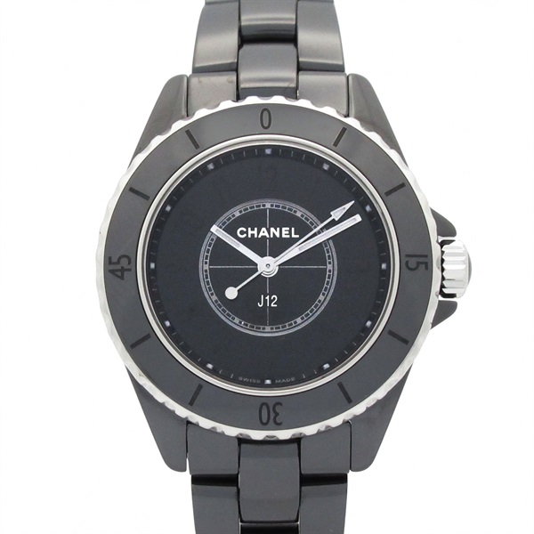 CHANEL J12 phantom Wrist Watch H6346 Quartz ceramic Used Women CC Coco