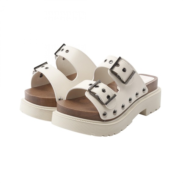 Christian Dior DIORQUAKE Sandals shoes leather White Brown Used Women #34 D