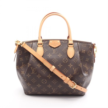 LOUIS VUITTON Turenne PM Shoulder Handbag M48813 Monogram canvas Brown Used LV