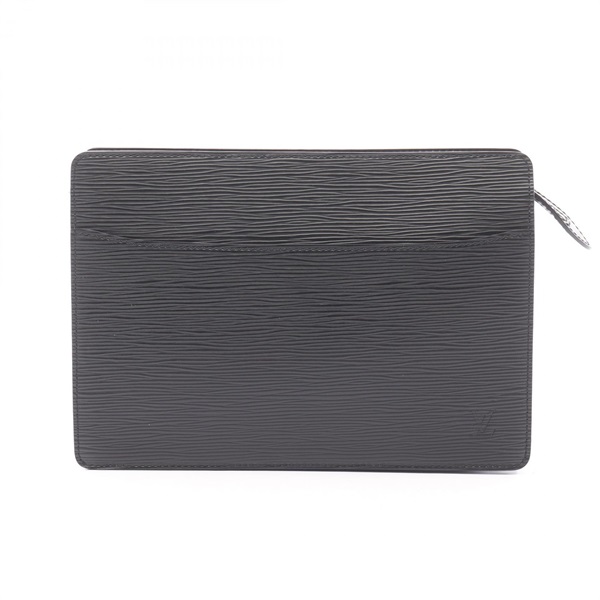 LOUIS VUITTON Pochette Homme Business Clutch Bag M52522 Epi Leather Black Used