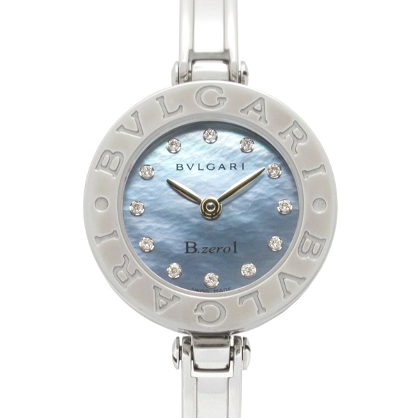 BVLGARI B-zero1 Wrist Watch BZ22S Quartz Stainless Steel Used Women
