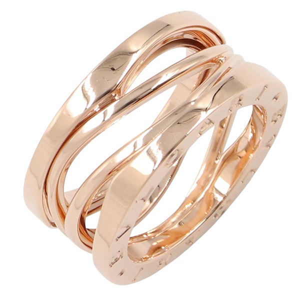 BVLGARI B-zero1 Legend Ring 18KPG Pink Rose Gold Used women US size 5 #50