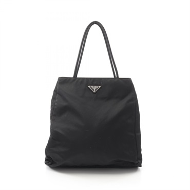 PRADA TESSUTO Tote Bag B8927 Nylon Black Used Women