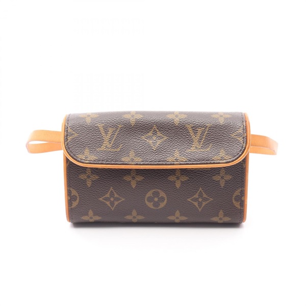 LOUIS VUITTON Pochette Florentine Waist bag M51855 Monogram canvas Brown Used