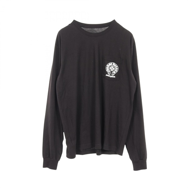 CHROME HEARTS NEW YORK LIMITED HORSESHOE T-shirt #XS cotton Black Used mens