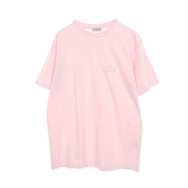 Christian Dior CD Icon Relaxed Fit T-shirt 943J605A0554 cotton Pink Used mens #L