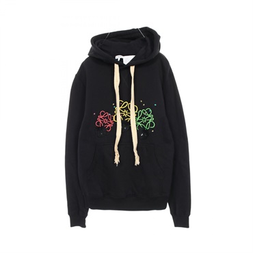 LOEWE × STUDIO GHIBLI Spirited Away Susuwatari Hoodie S928Y25302 Cotton XS mens