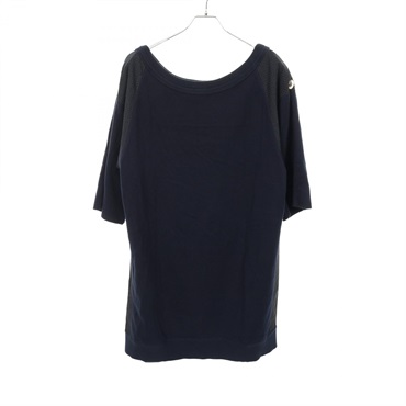 LOUIS VUITTON Dress Fabric Navy Used Women size 44